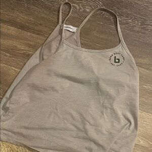 Burn boot camp Gray Tank Top with Logo